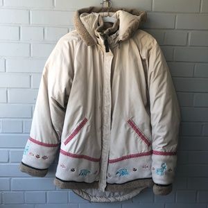 NWOT Vintage INUK Embroidered Coat
